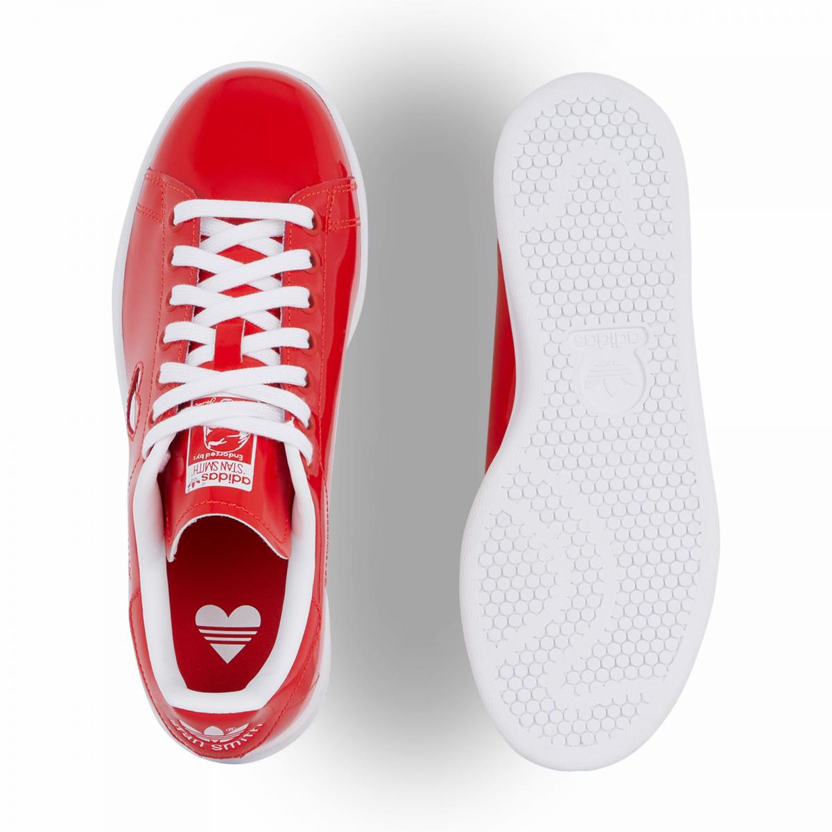 adidas stan smith femme rouge vernis