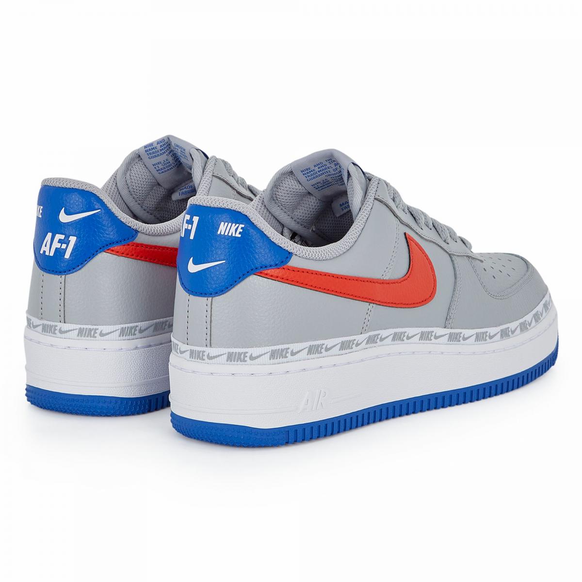 NIKE Sneaker | AIR FORCE 1 LOW Gris/Bleu/Rouge - Homme – Aires Libres