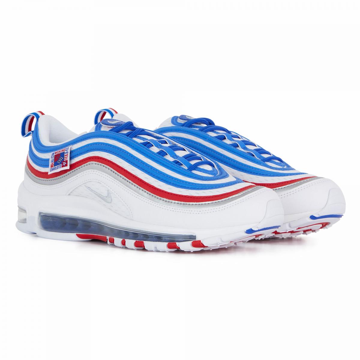 NIKE Sneaker | AIR MAX 97 Blanc/Bleu/Rouge - Homme – Aires Libres